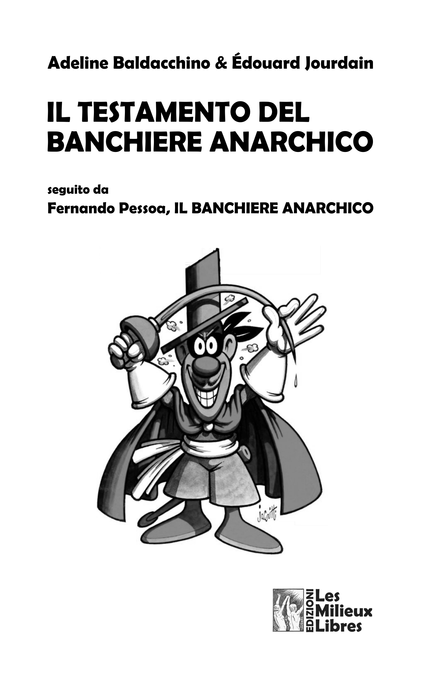 copertina Il testamento del banchiere anarchico